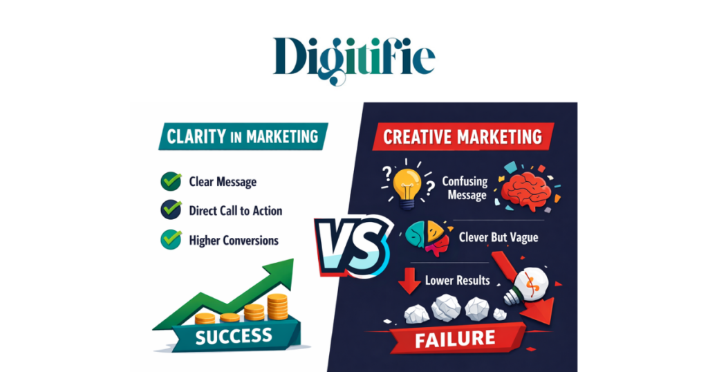 Clarity in marketing converts better than creativity