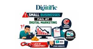 Why small businesses fail at digital marketing due to common mistakes
